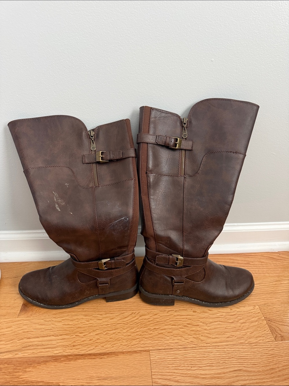 G by Guess Women's Brown Tall Riding Boots
